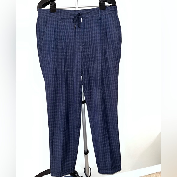 Armani Exchange Men’s Drawstring Dress Pants - Picture 1 of 4